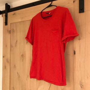 red t shirt